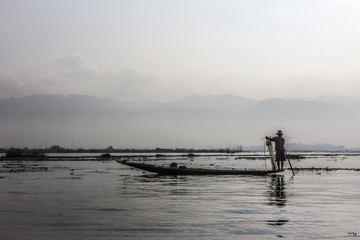fisherman at Inle lake