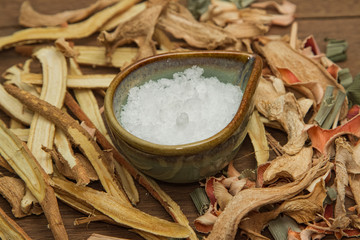 Borneo camphor, used for herbal medicine