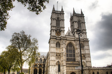 Fototapeta na wymiar Westminster Abbey in London, UK 
