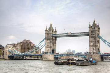 The Tower Bridge in London, UK
