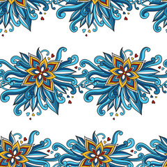 Romantic floral pattern - 83858313