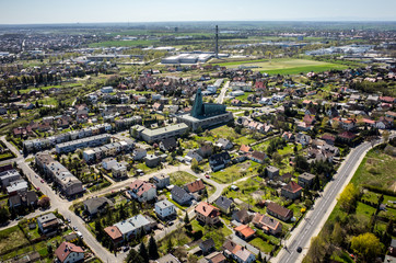 Aerial view of Opole