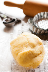  Ingredients for dough bottom for tartlet.