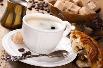 Espresso Coffee cup and Coffee pot 