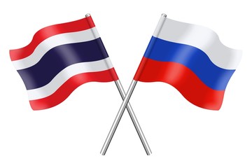 Flags: Thailand and Russia