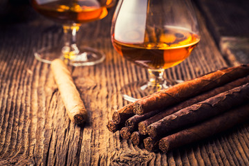 quality cigars and cognac
