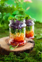 Meubelstickers Rainbow salad © Svetlana Kolpakova