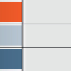 Fototapeta premium Illustration Template, From Horizontal Strips With Text Areas Fo