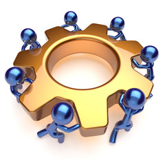 Partnership team work business process workers teamwork