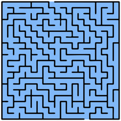 Black square maze (20x20)