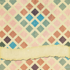 Faded and Worn Square Cubes Background
