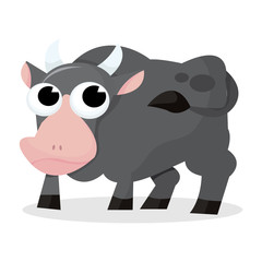 Strong Cartoon Ox