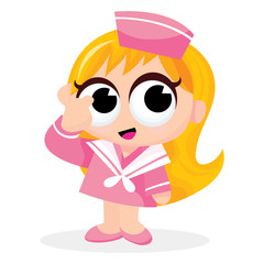 Cartoon Sailor Girl