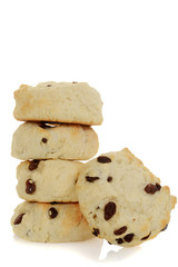 fresh baked scones with fruit