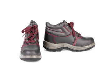 Front and back of boots.