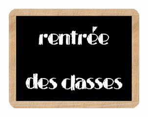 Ardoise rentrée des classes