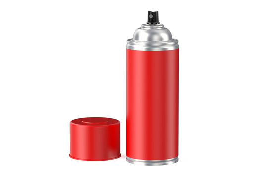 Fototapeta red spray can