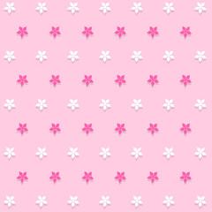Fototapeta na wymiar Flower pink background icon great for any use. Vector EPS10.
