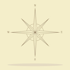 compass icon great for any use. Vector EPS10.