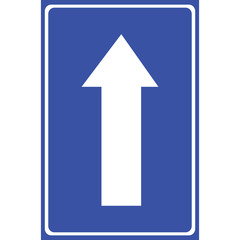go straight direction icon great for any use. Vector EPS10.