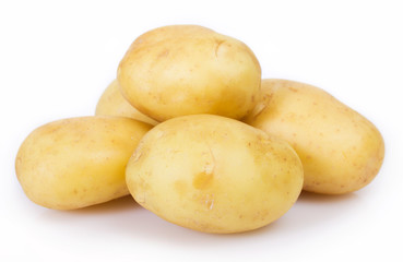 Raw potatoes