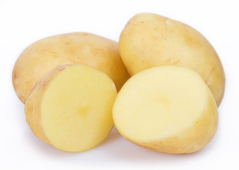 Raw potatoes