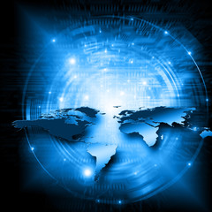 Fototapeta premium Best Internet Concept of global business from concepts series.