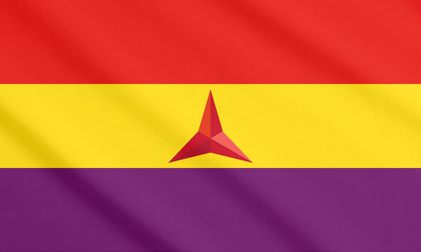 The Flag Of The International Brigades 