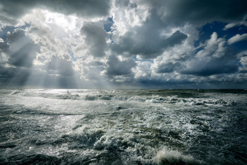 Rough sea
