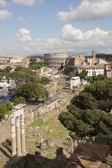 Fototapeta na wymiar rome panorame 