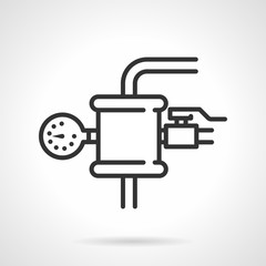 Pressure testing vector icon