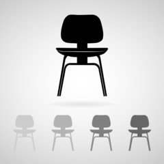 Chair icon great for any use. Vector EPS10.