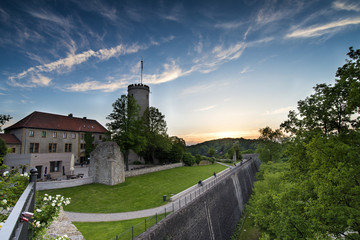 Sunset at Sparrenburg Bielefeld Germany