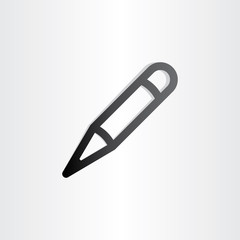 pen icon school pencil