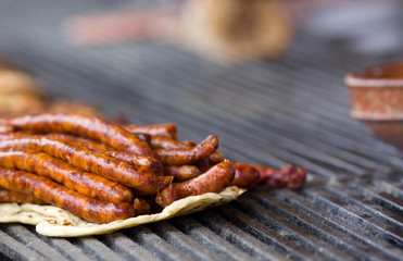 Bbq sausages
