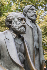 monument to Karl Marx and Friedrich Engels