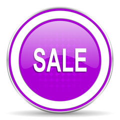 sale violet icon