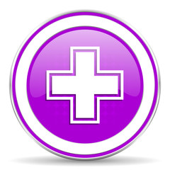 pharmacy violet icon