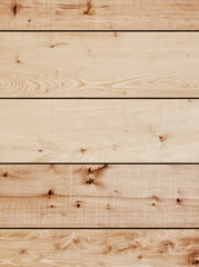 Wooden plank panels wall