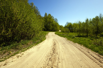 Fototapeta na wymiar Dirt road 