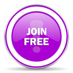 join free violet icon