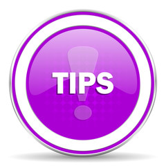 tips violet icon
