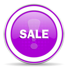 sale violet icon