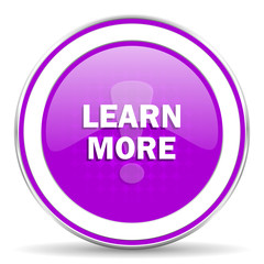learn more violet icon