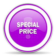 special price violet icon