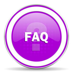 faq violet icon