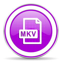 mkv file violet icon