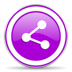 share violet icon
