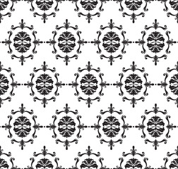 Damask pattern. 10 EPS.