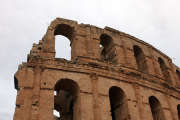 The amphitheater in El-Jem, Tunisia